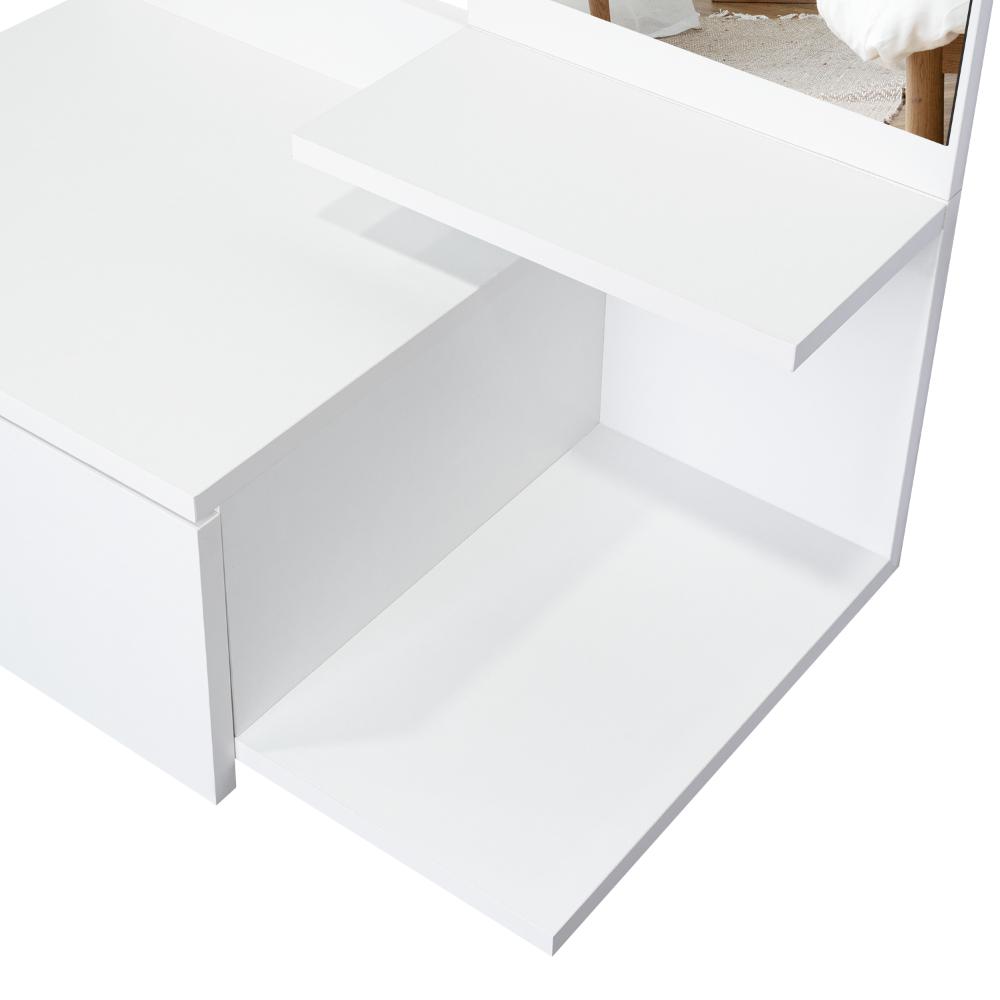 Mesa Flotante Recibidor Vienna Blanco