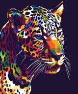 Cuadro Decorativo Leopardo Life Colors