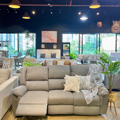 Sofa Moderno Reclinomatic Gris
