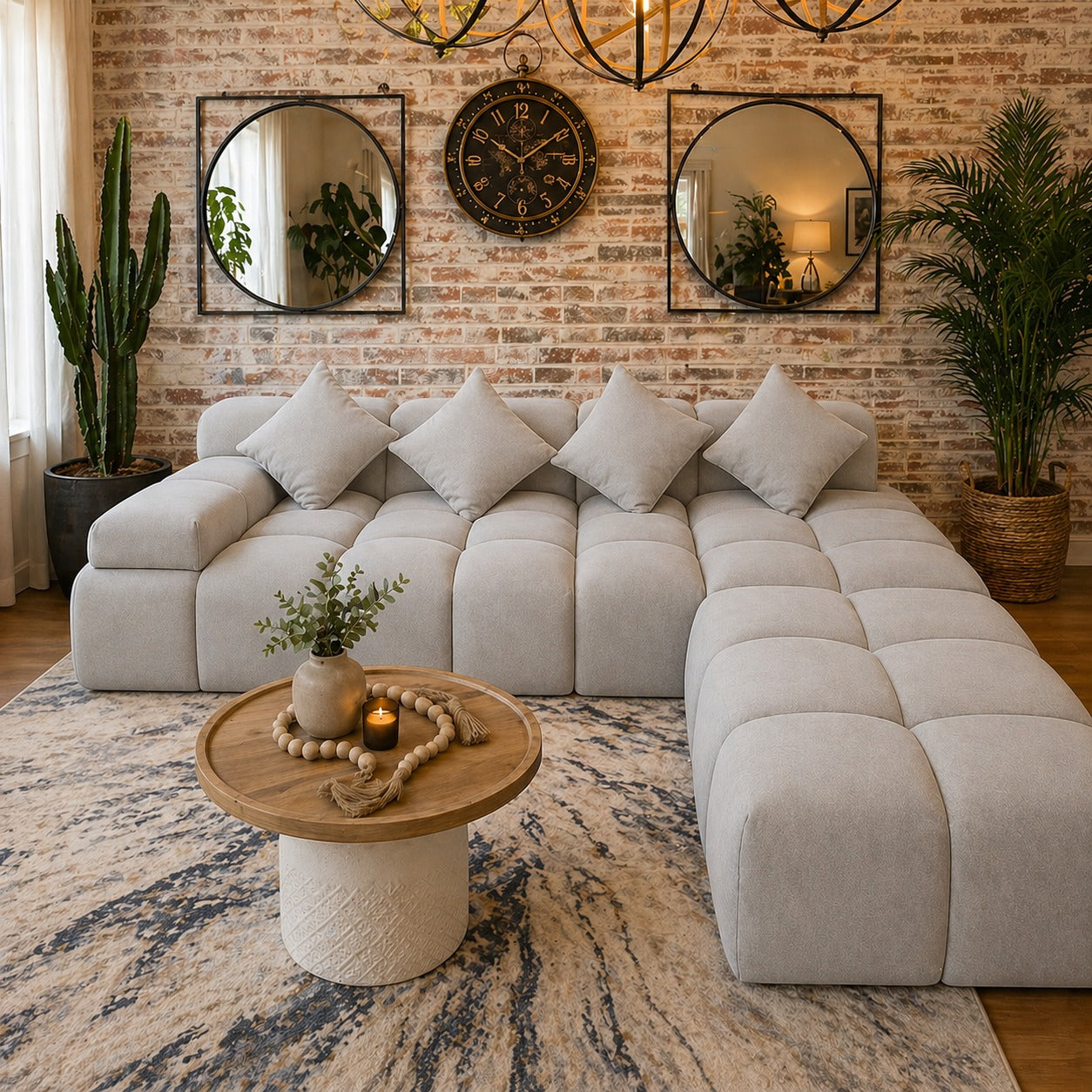 Sofá Clásico Urban Elegance Gris