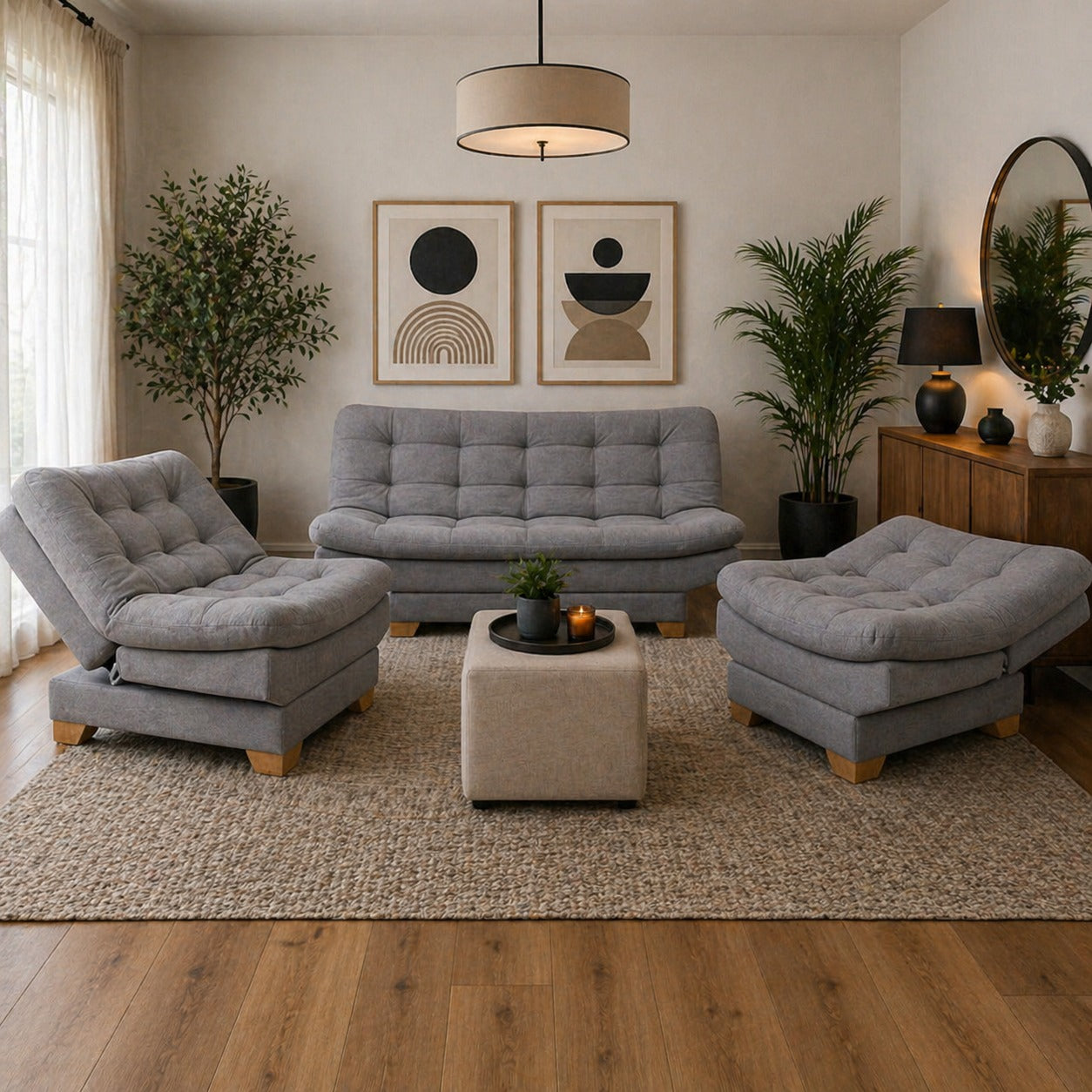 Sala London con Sofá Cama