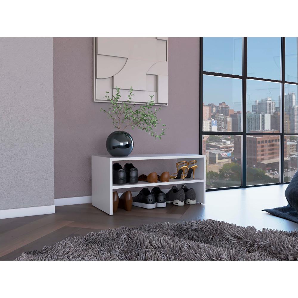 Organizador de Zapatos Apilable Basico Silpa  Blanco