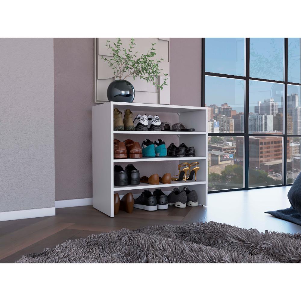 Organizador de Zapatos Apilable Basico Silpa  Blanco