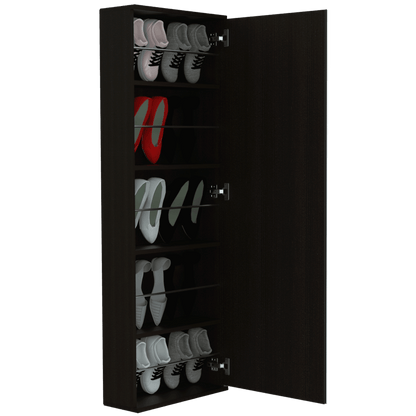 Zapatero Frisia color Wengue Para Habitación.