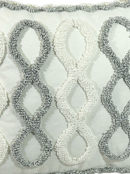 Cojin Decorativo Ondas Palermo Bordado