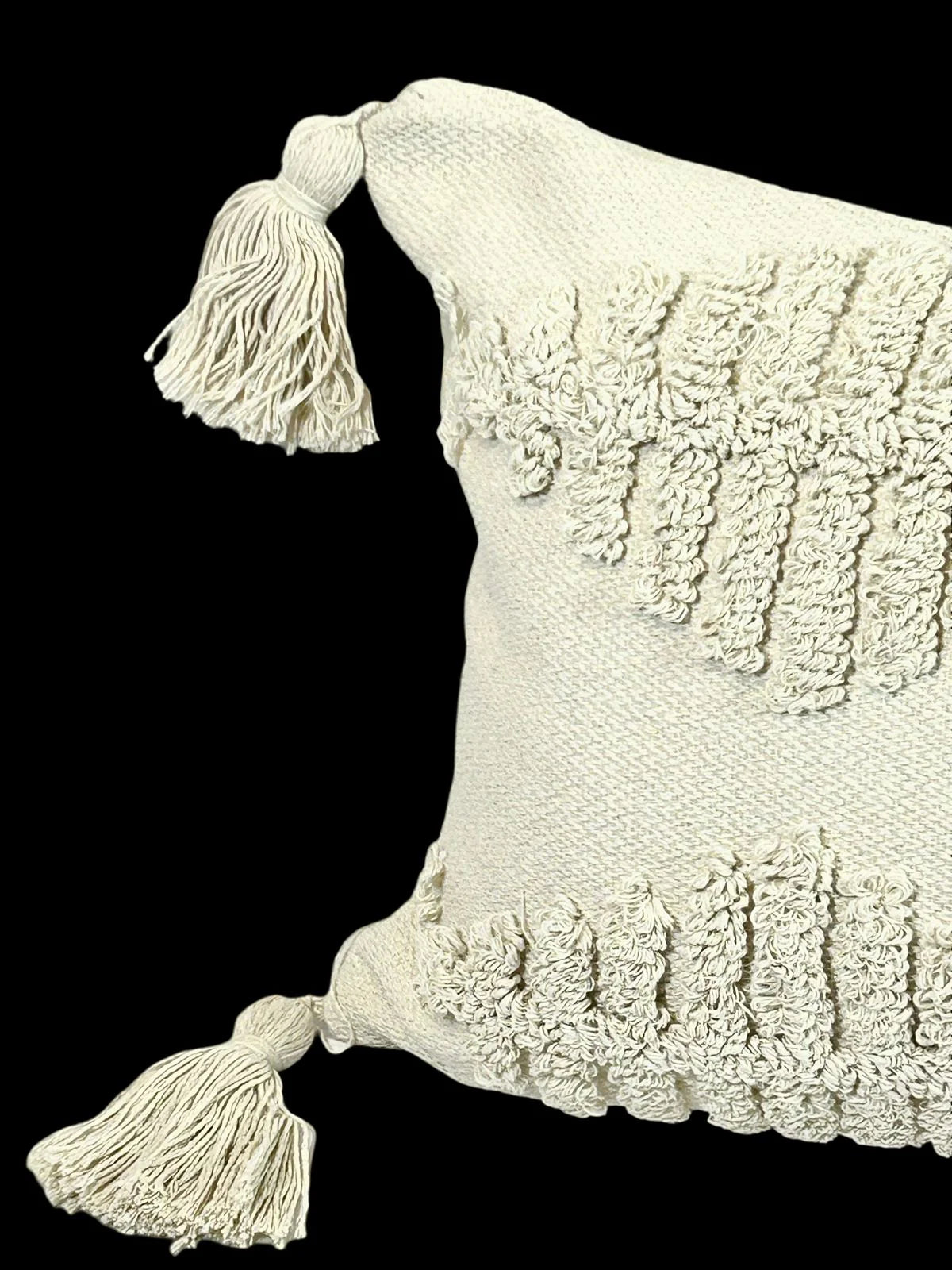 Cojin Decorativo Beige Rombos Boho