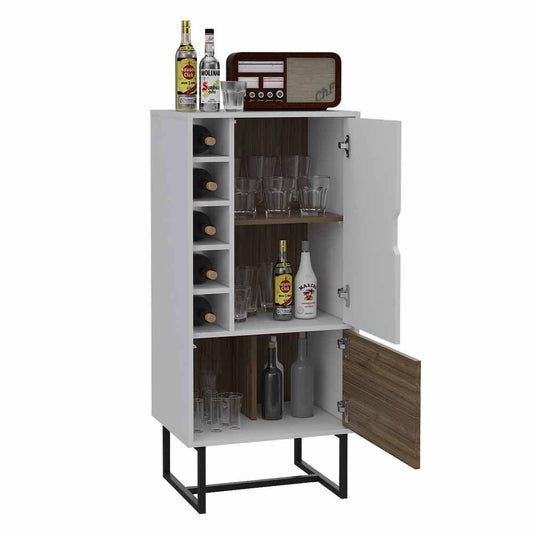 Bar Tesla color Blanco y Gales para Terraza.