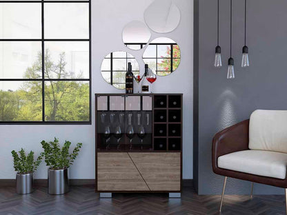 Bar Enzo color Caoba y Miel para Sala.