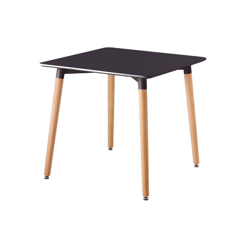 Mesa de Comedor BM Negro y Duna 4 Puestos