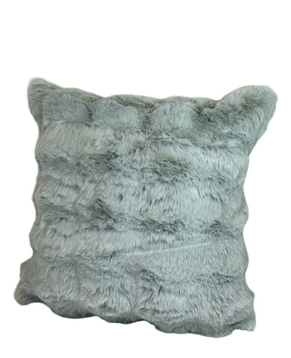 Cojin Decorativo Peluche Mink Gris