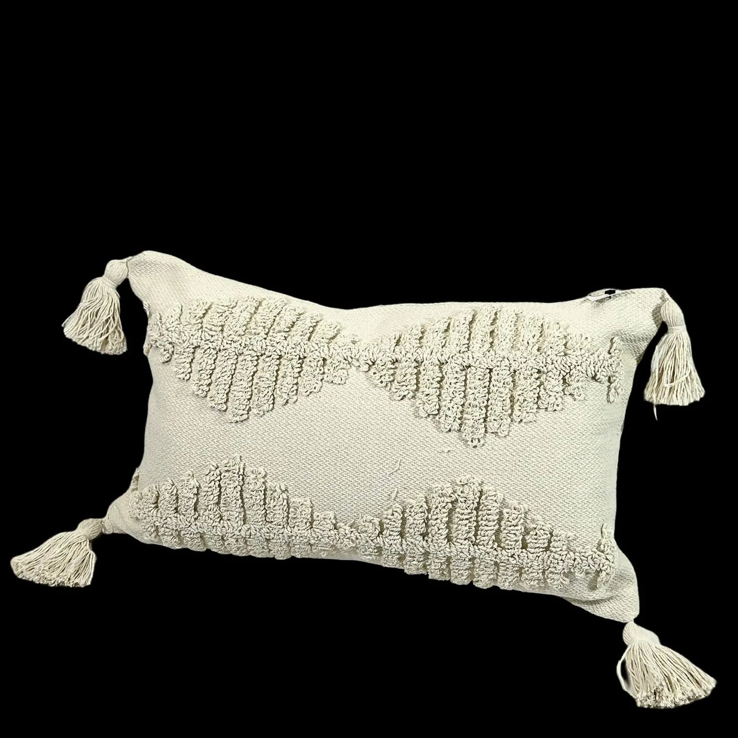 Cojin Decorativo Beige Rombos Boho