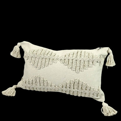Cojin Decorativo Beige Rombos Boho