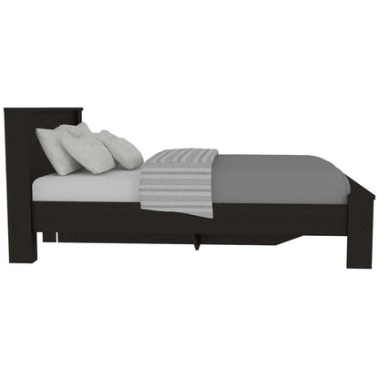 Cama Sencilla Cantabria color Wengue para Habitación.