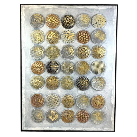 Cuadro Decorativo Circulo Oriental Terra 120*90 cm