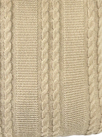 Cojin Decorativo Tejido Mocca