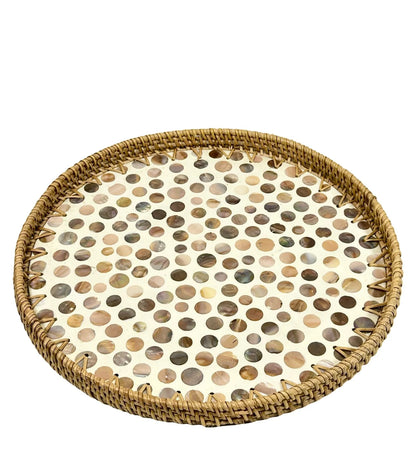 Bandeja Redonda Nacar Rattan 35