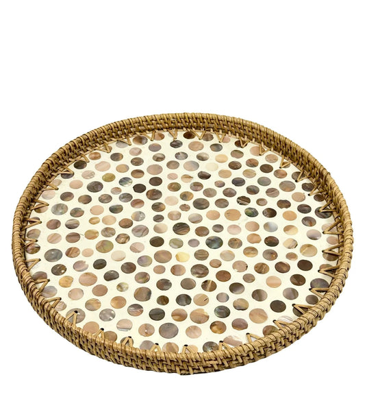 Bandeja Redonda Nacar Rattan 30