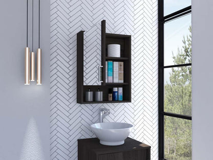 Gabinete de Baño Guido color Gris ahumado.