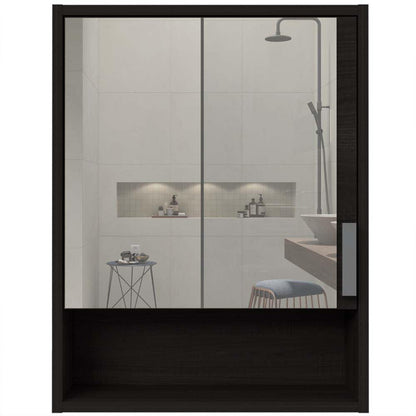 Gabinete de Baño Guido color Gris ahumado.