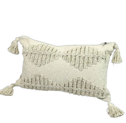 Cojin Decorativo Beige Rombos Boho