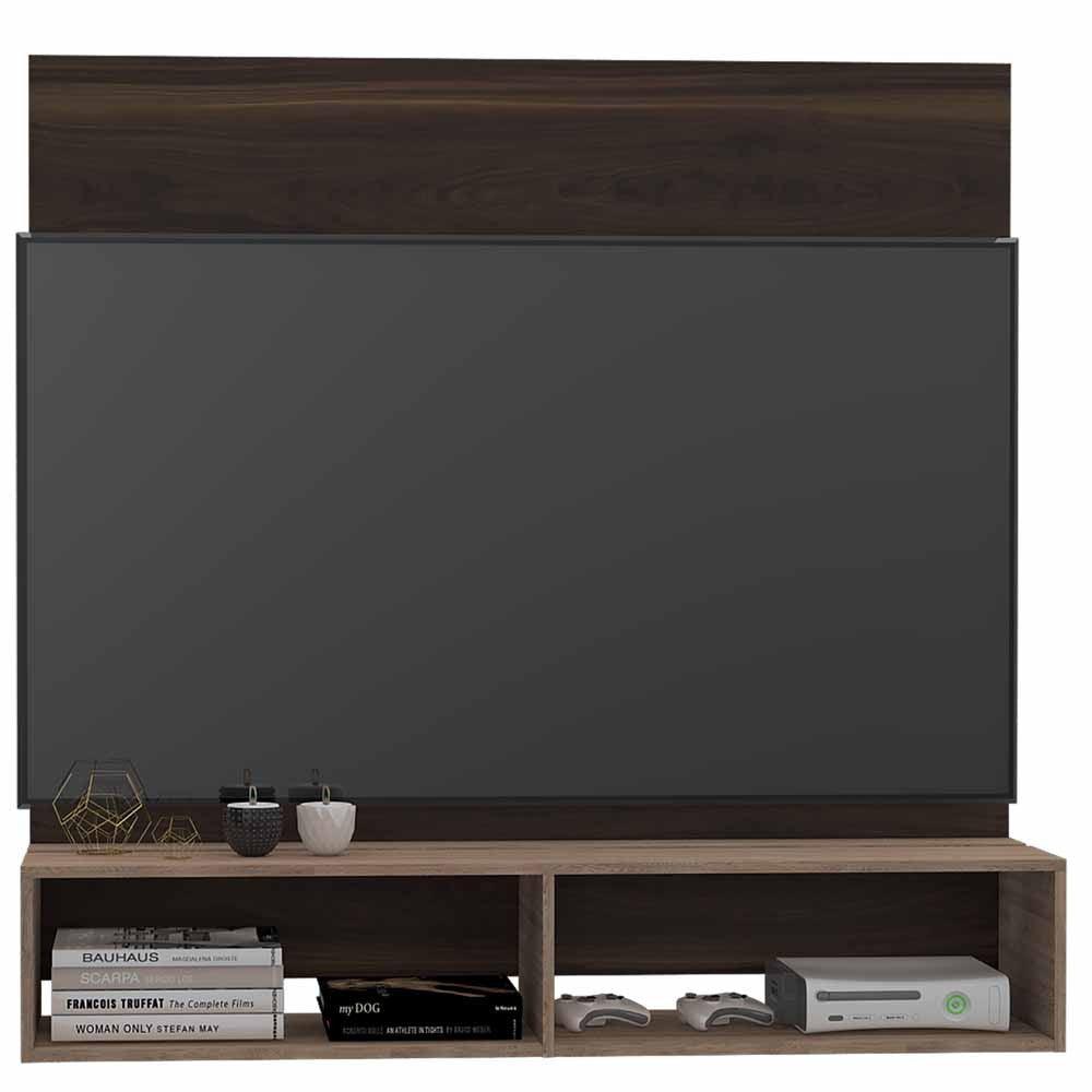 Panel de TV Dakota color Caoba y Miel para Sala.