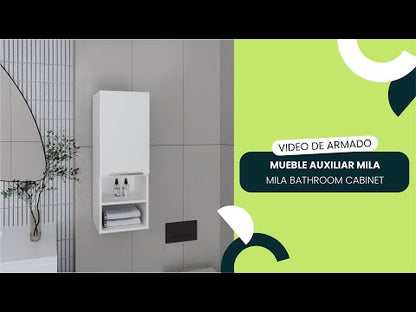 Gabinete de Baño Mila Miel y Plomo
