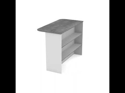 Barra de Cocina Zentauri Blanco y Gris