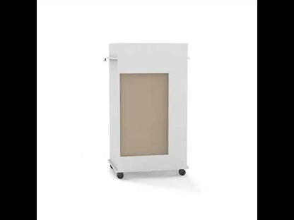 Bar Spirit, Blanco Duqueza, con Amplios Espacios Para Ubicar Copas y Botellas