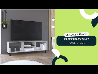 Rack para TV Tunez 160  Blanco hasta 70"