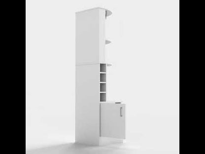 Bar Esquinero Zandori, Blanco Nevado, con Dos Puertas y Espacio Porta Copas