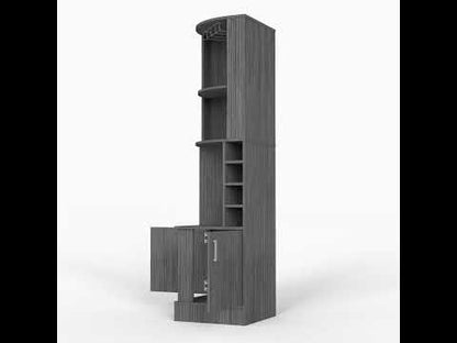 Bar Esquinero Zandori, Gris, con Dos Puertas y Espacio Porta Copas