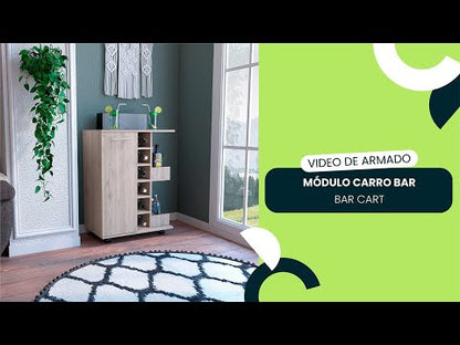 Bar Cart Lusso Blanco Nevado