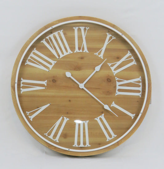 Reloj de Pared Redondo  White Canadian Style Redondo 69Cm
