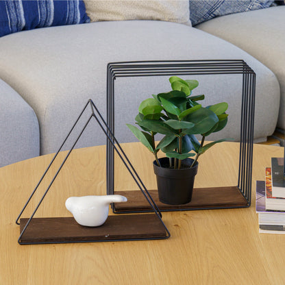 Repisa Flotante Triangular Wire