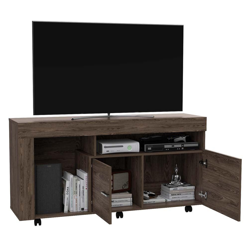 Mesa para TV Luk color Chocolate para Sala.