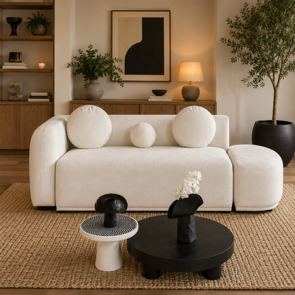 Sofa Santorini Con Puff