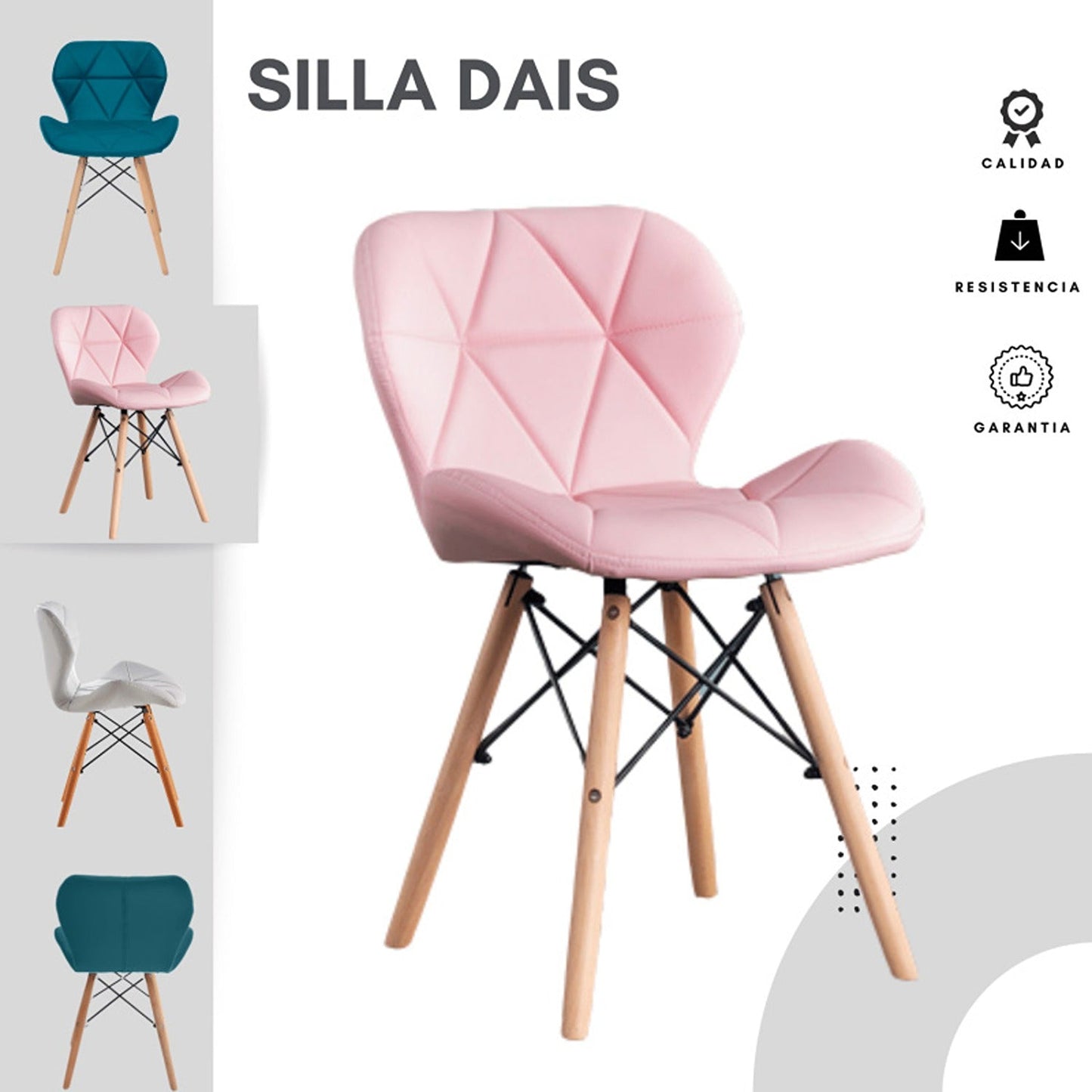 Silla Mariposa Rosada