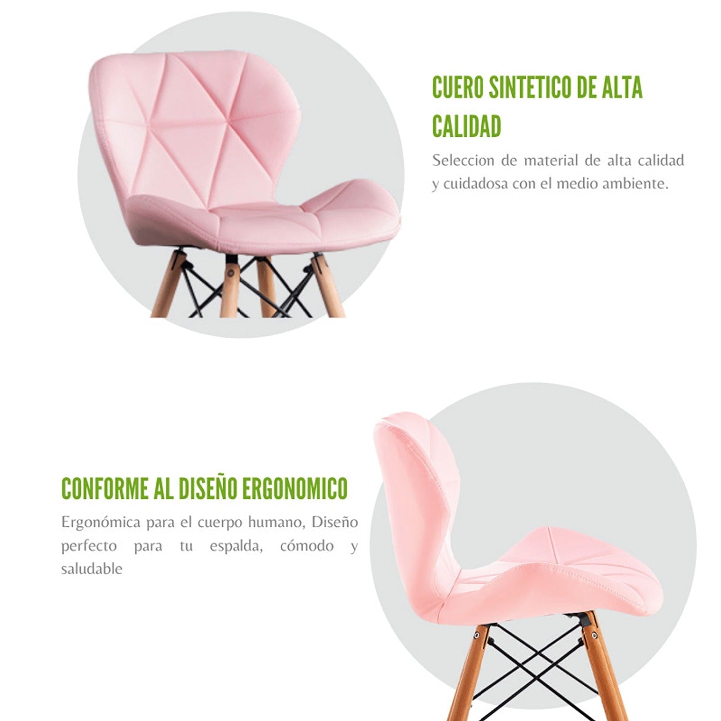 Silla Mariposa Rosada