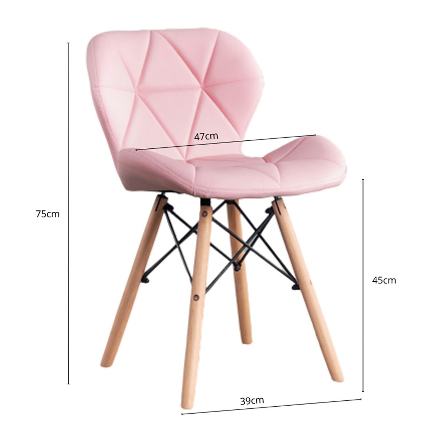 Silla Mariposa Rosada