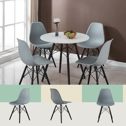 Silla Baeza Patas Negra Gris