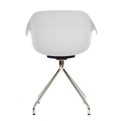 Silla Multifuncional Luz Cromada Blanco