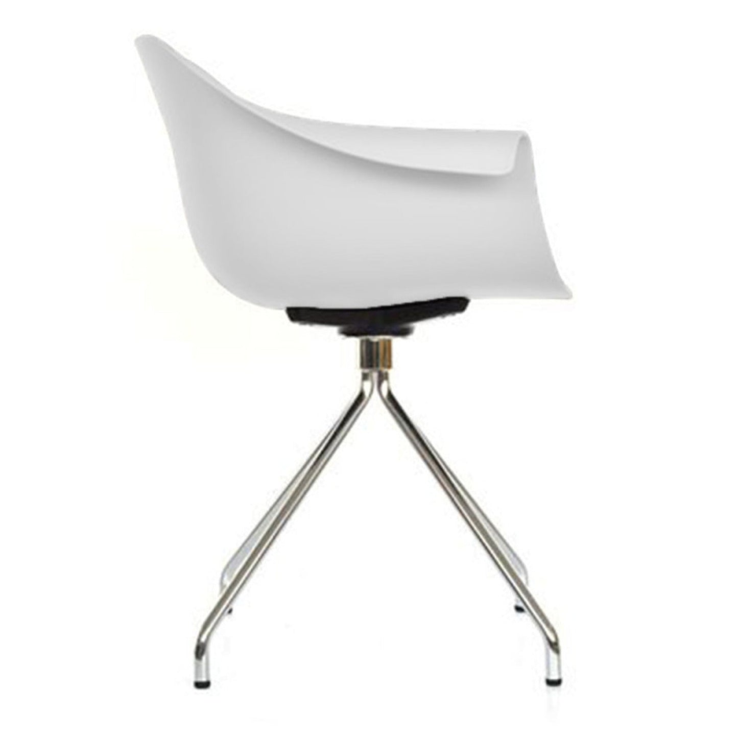 Silla Multifuncional Luz Cromada Blanco