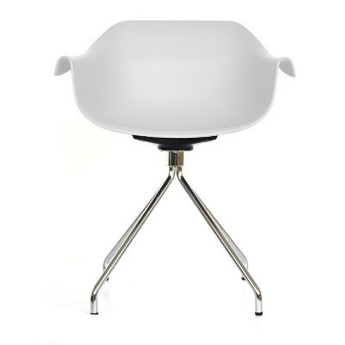 Silla Multifuncional Luz Cromada Blanco