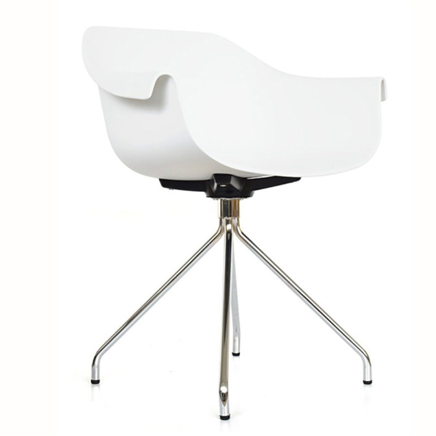 Silla Multifuncional Luz Cromada Blanco