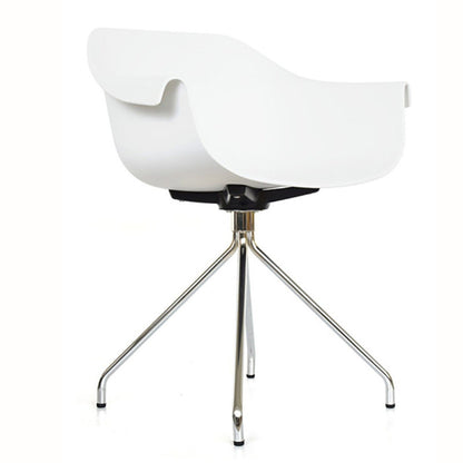 Silla Multifuncional Luz Cromada Blanco