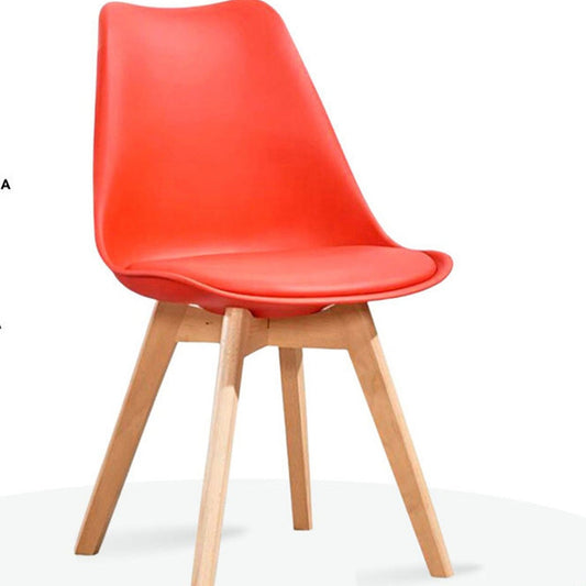 Silla Tapizada Vernaza Rojo
