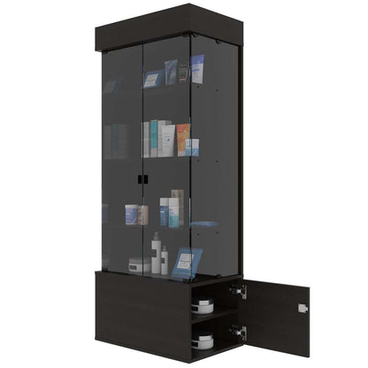 Vitrina Maia color Wengue para Ambientes.