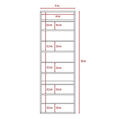 Zapatero isia con Espejo color Blanco para Habitación.